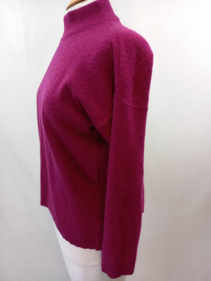 john lewis cashmere red jumper size 16