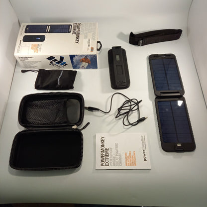 Power Monkey Power Bank Solar Panel Waterproof Outdoor Tested and Working