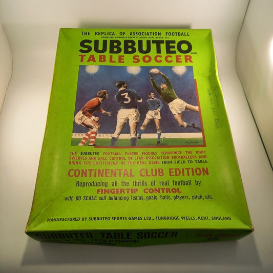 Subbuteo Club Edition Vintage 1972-73 Original Box Catalogue