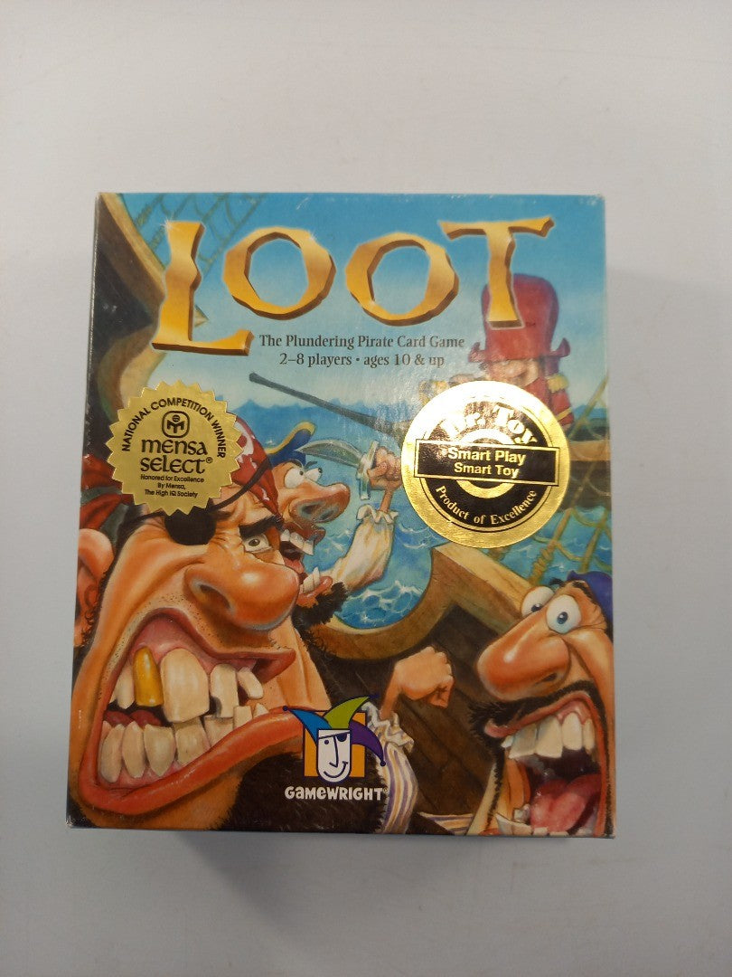 loot card game pirate gamewright