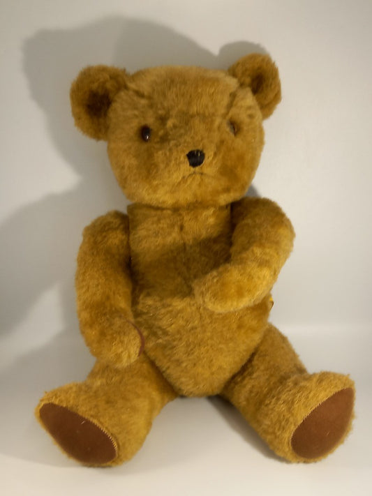 Dean's Childsplay Toys Ltd Rye Sussex Vintage 60s Jointed Teddy Bear