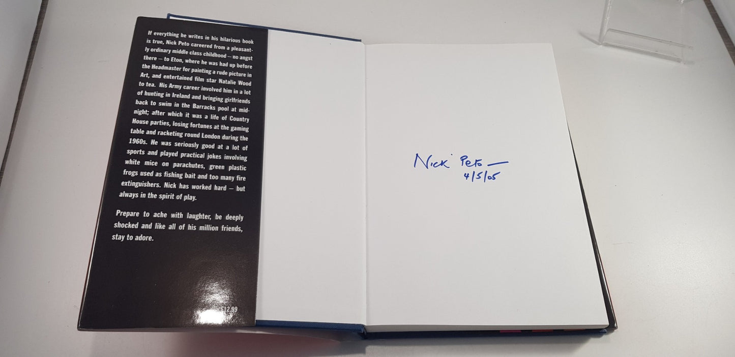 Peto's Progress Hardback Signed 2005 by Nick Peto Excellent Condition