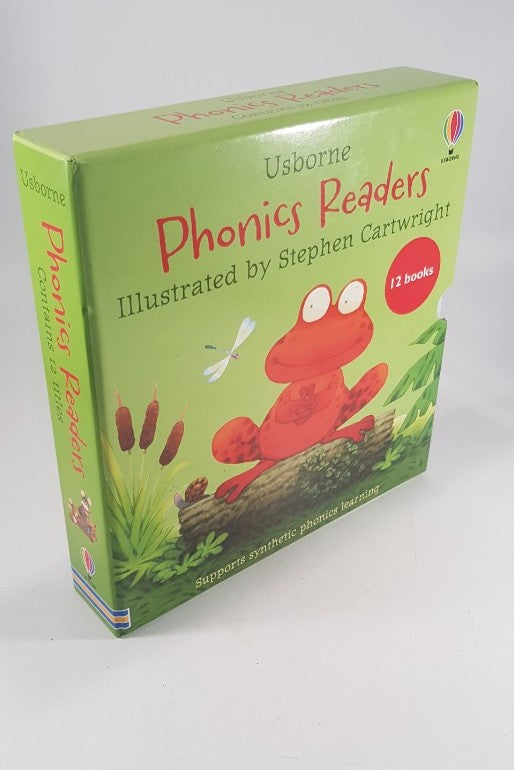 Usborne Phonics Readers 12 Book Gift Set Collection Excellent Condition