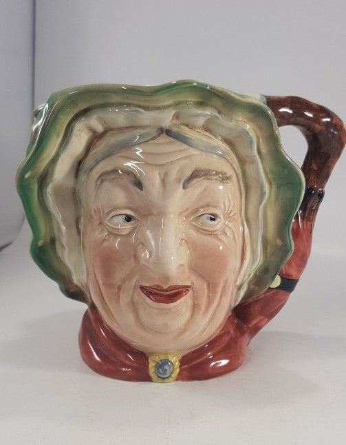 Beswick Ware Sairey Gamp Toby Jug Large 18cm #371 Excellent Condition