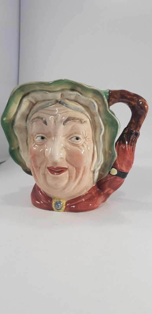 Beswick Ware Sairey Gamp Toby Jug Large 18cm #371 Excellent Condition