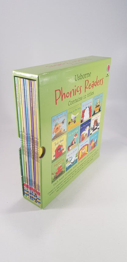 Usborne Phonics Readers 12 Book Gift Set Collection Excellent Condition