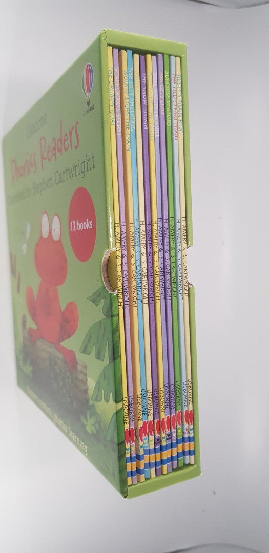 Usborne Phonics Readers 12 Book Gift Set Collection Excellent Condition