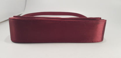 Liz Claiborne Claret Shoulder Bag Small Diamante Detail Excellent Condition