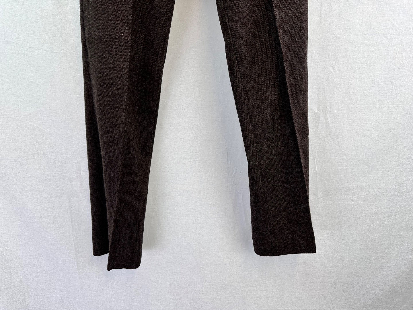 Weekend MaxMara Brown Wool Trousers Size 10 Excellent Condition