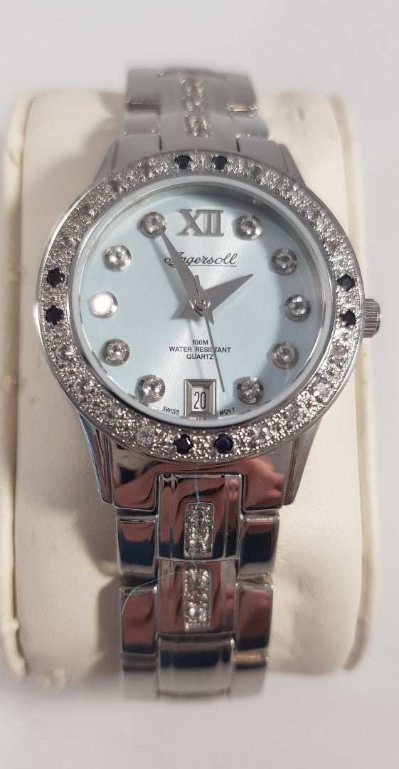 Ingersoll Silver Tone Gem Watch Boxed with Guarantee Excellent Condition