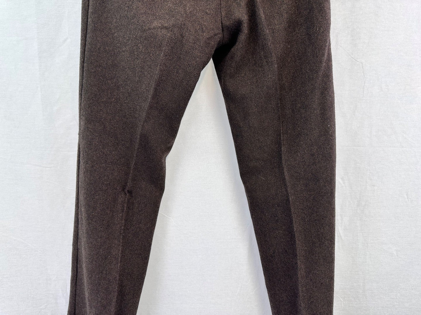 Weekend MaxMara Brown Wool Trousers Size 10 Excellent Condition