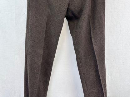 Weekend MaxMara Brown Wool Trousers Size 10 Excellent Condition