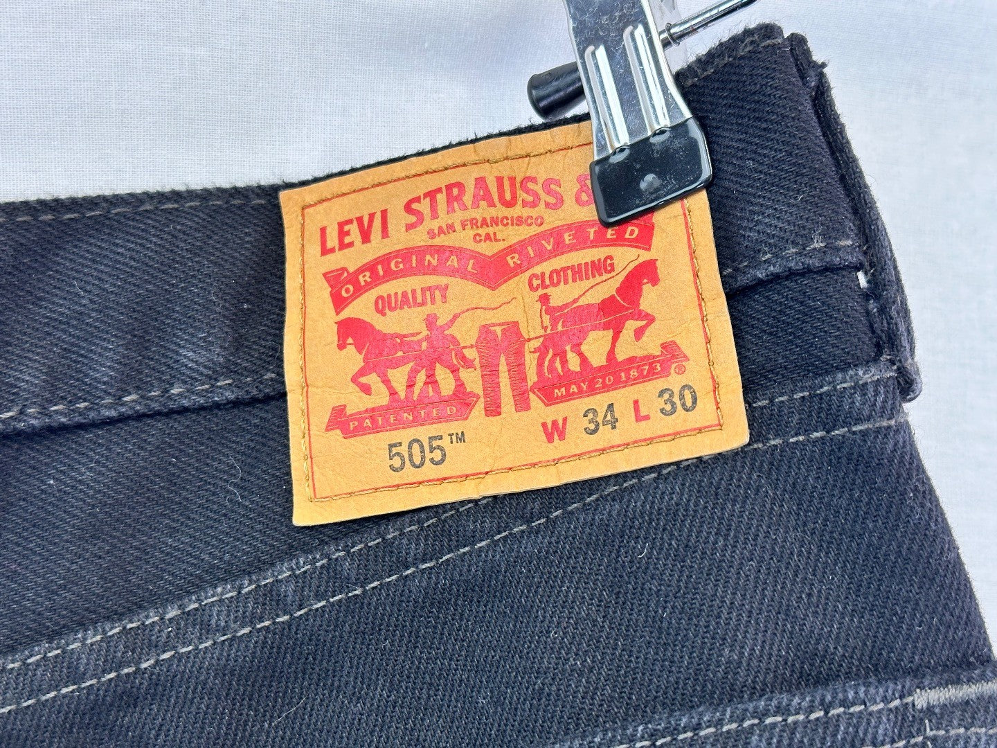 Levi Strauss 505 Jeans Men’s 34x30 Black