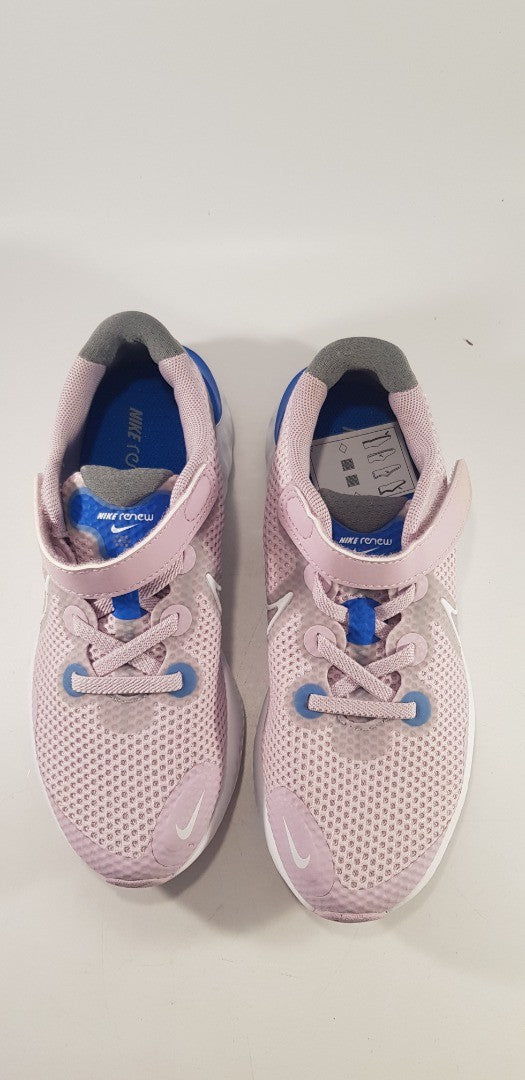 Nike Renew Trainers Pink Blue Size 1 Brand New