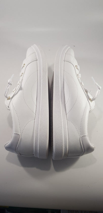 Skechers Bobs White Gold Trainers Memory Foam Wide Fit Size 6 Brand New