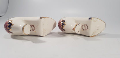 Masons Mandalay Compton Miniature Ceramic Shoe x2 Excellent Condition Vintage