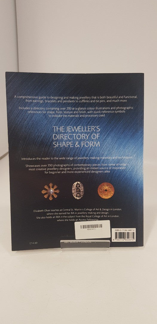 The Jeweller's Directory of Shape & Form By Elizabeth Olver Paperback Excellent Condition