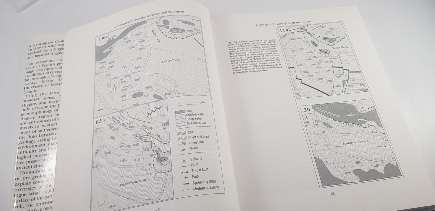 A Geological Companion to Greece & The Aegean By Higgins Hardback Excellent Condition