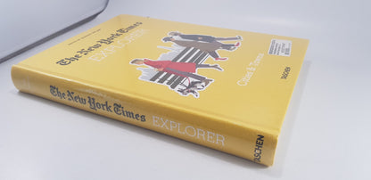 The New York Times Explorer Cities & Towns Yellow Hardcover  Brand New Rare