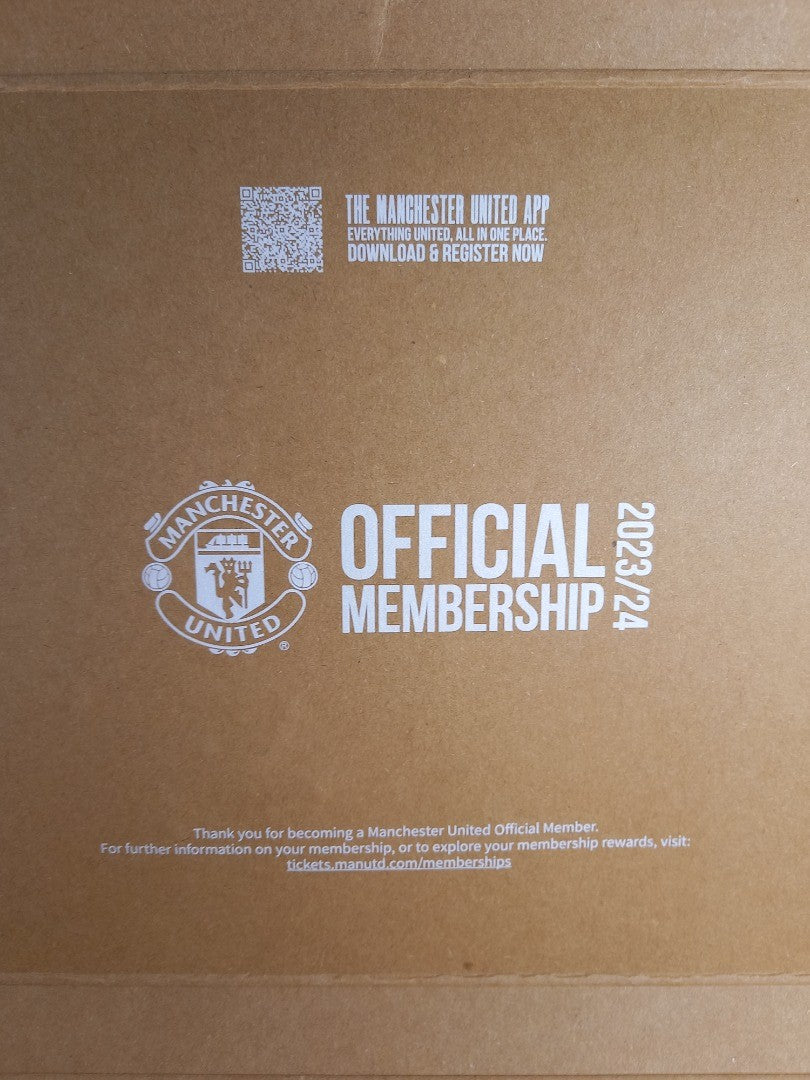 Manchester United Red Football Scarf Membership Team Club Soccer Tasselled 23/24