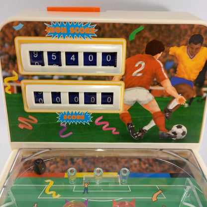 Pinball Football Table Game Battery Operated Vintage Soccer Tested & Working Good