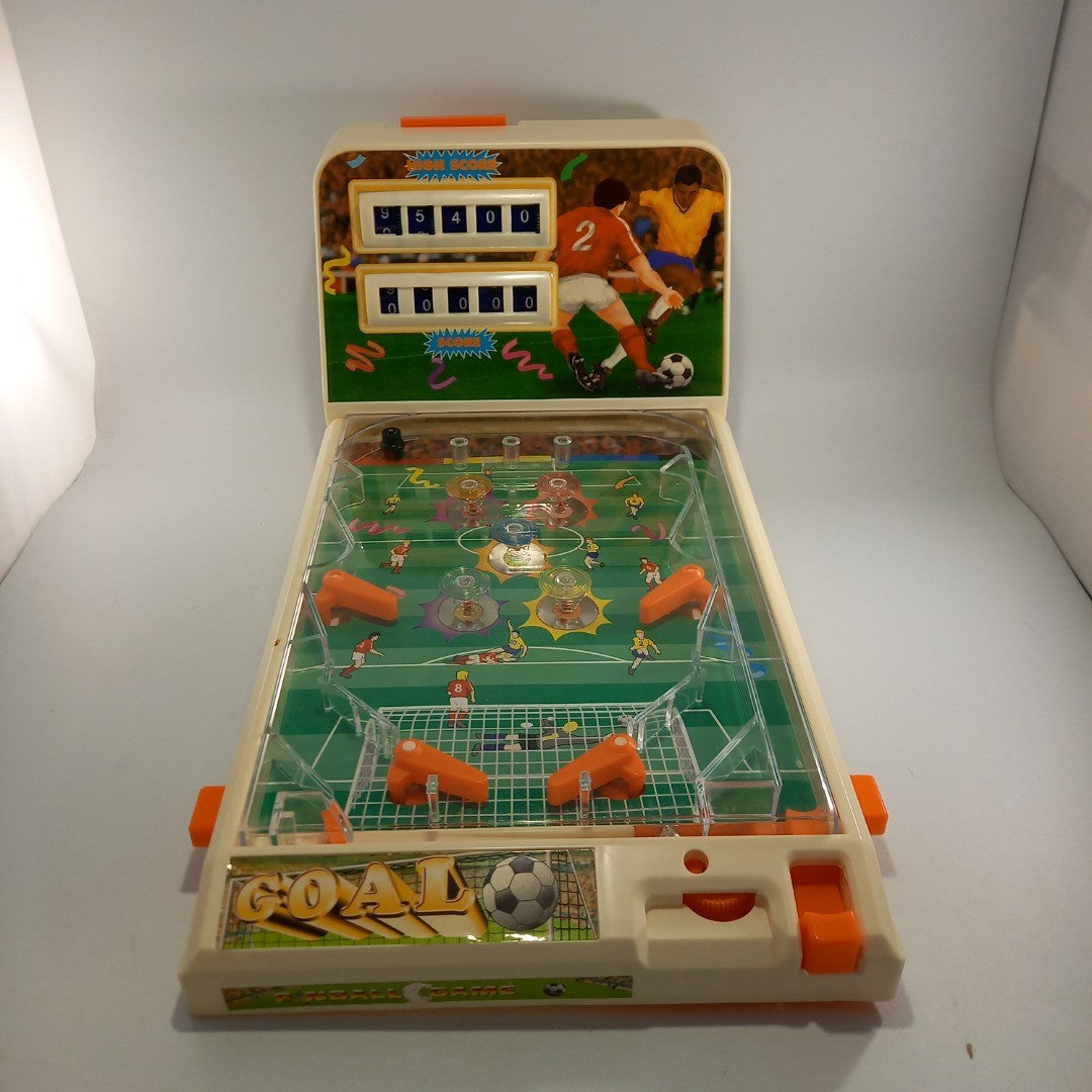 Pinball Football Table Game Battery Operated Vintage Soccer Tested & Working Good