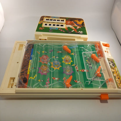 Pinball Football Table Game Battery Operated Vintage Soccer Tested & Working Good