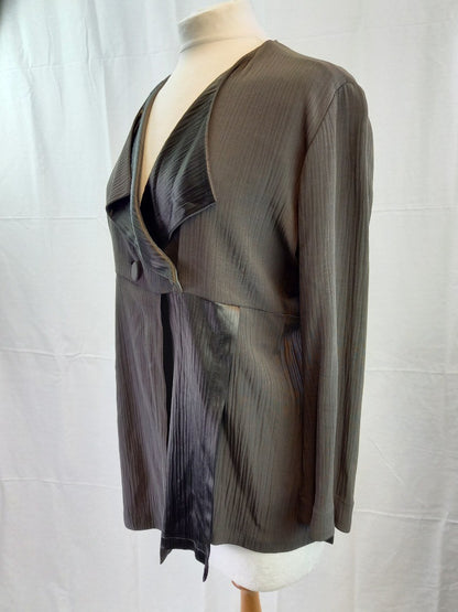 Zokky Melbourne Unique Grey Australian Designer Jacket - Size L