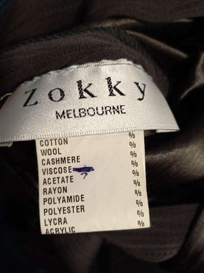 Zokky Melbourne Unique Grey Australian Designer Jacket - Size L