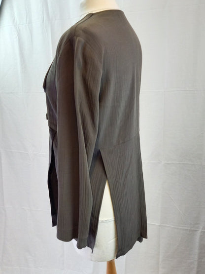 Zokky Melbourne Unique Grey Australian Designer Jacket - Size L