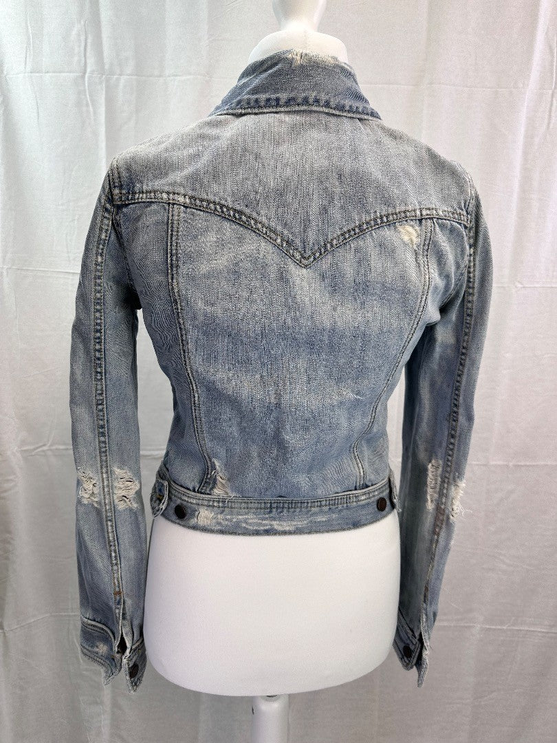 Abercrombie And Fitch Denim Jacket Women Large