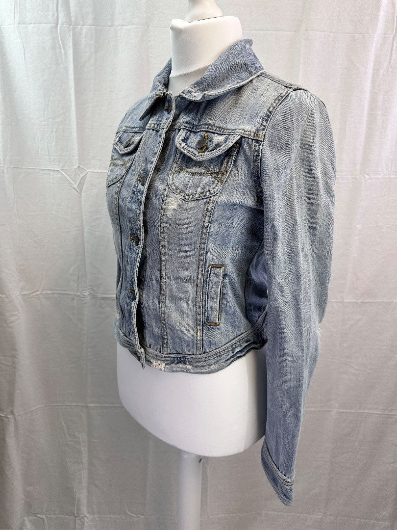 Abercrombie And Fitch Denim Jacket Women Large