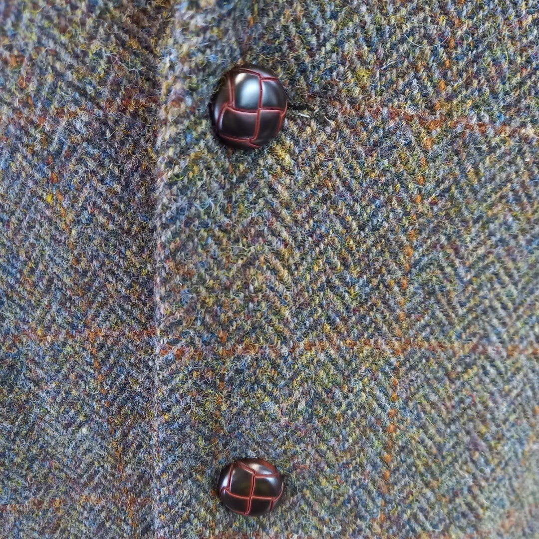 Harris Tweed Hand Woven Blazer Jacket Vintage 2XL Excellent Condition