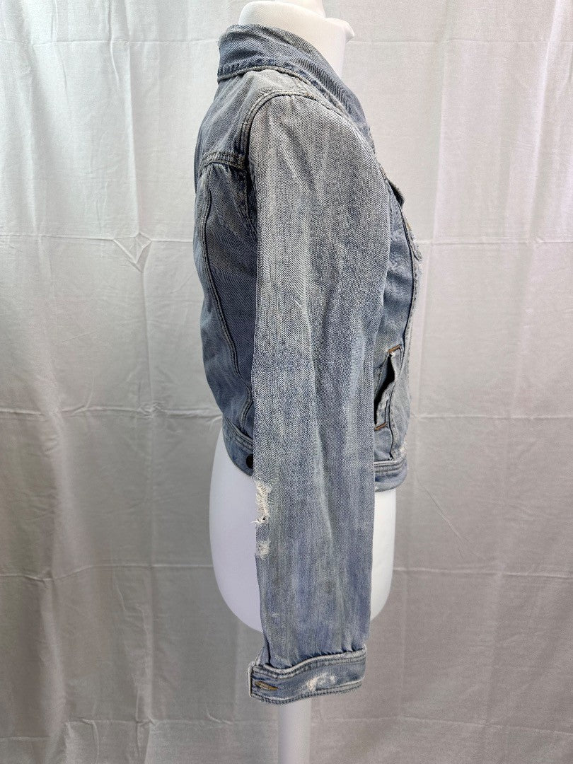 Abercrombie And Fitch Denim Jacket Women Large