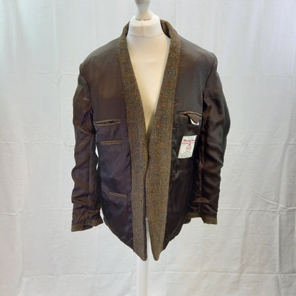 Harris Tweed Hand Woven Blazer Jacket Vintage 2XL Excellent Condition