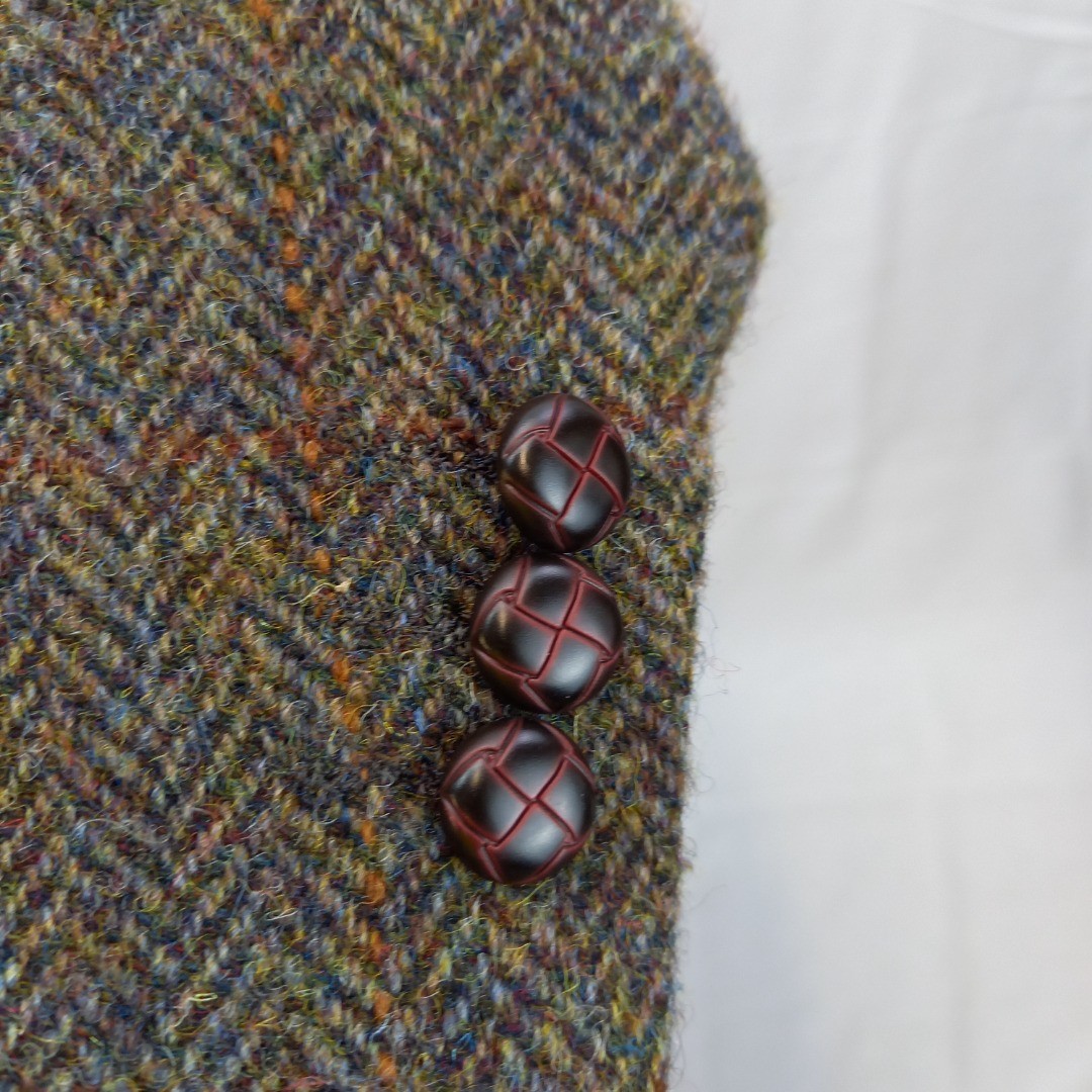 Harris Tweed Hand Woven Blazer Jacket Vintage 2XL Excellent Condition