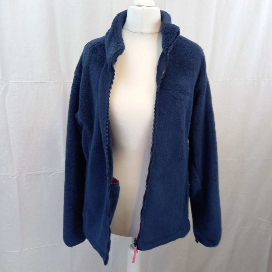 Rydale Kilnsey Jacket Size L Pink with Blue Fleece Detachable Inner Lining Excellent