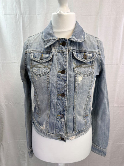 Abercrombie And Fitch Denim Jacket Women Large