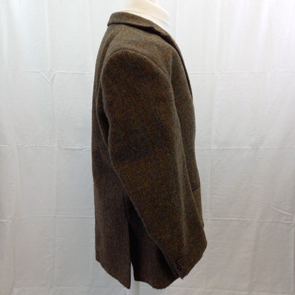 Harris Tweed Hand Woven Blazer Jacket Vintage 2XL Excellent Condition