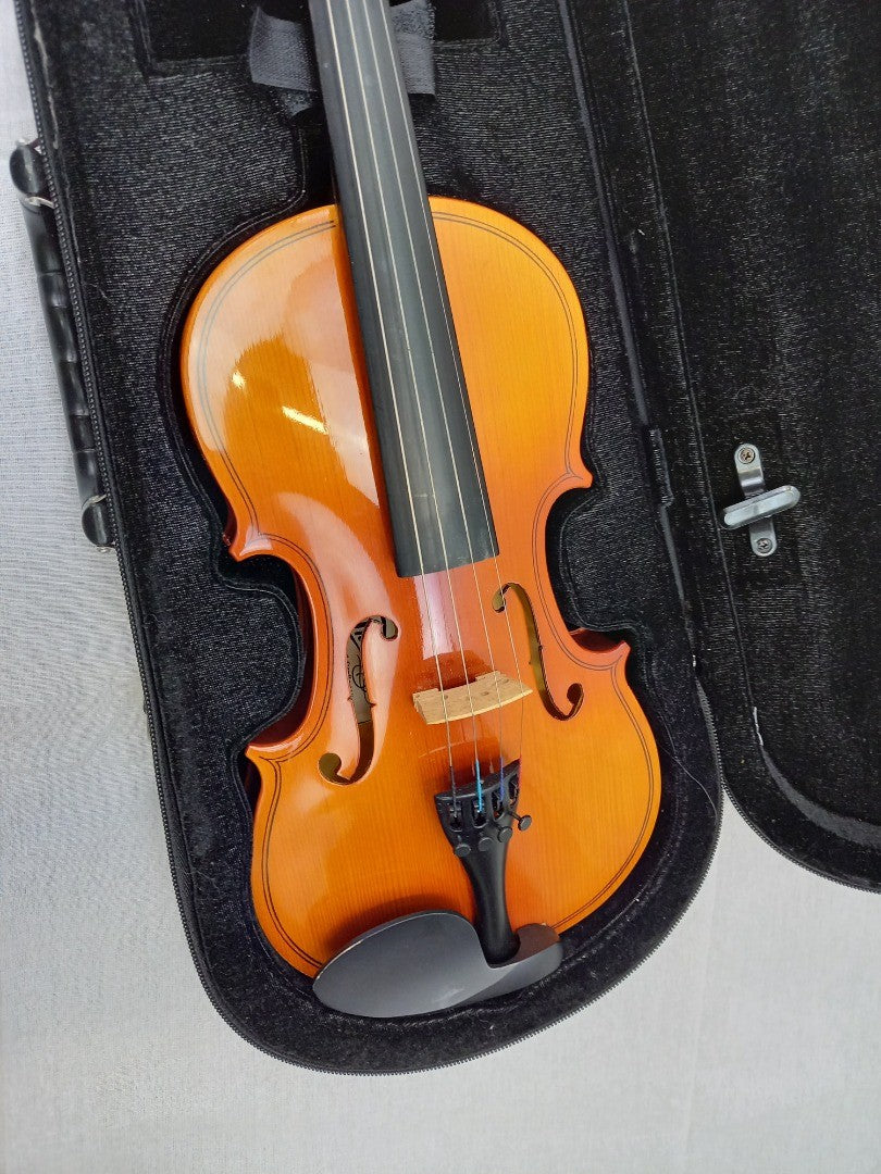 Theodore Student Violin & Case - Beginners 1/2 Size with Bow & Shoulder Rest