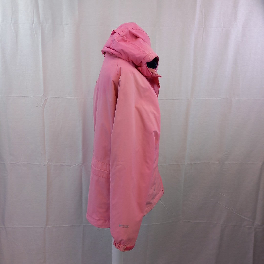 Rydale Kilnsey Jacket Size L Pink with Blue Fleece Detachable Inner Lining Excellent