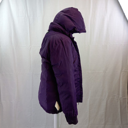 Mountain Warehouse Purple Puffer Coat Extreme Detachable Hood UK 12 Excellent