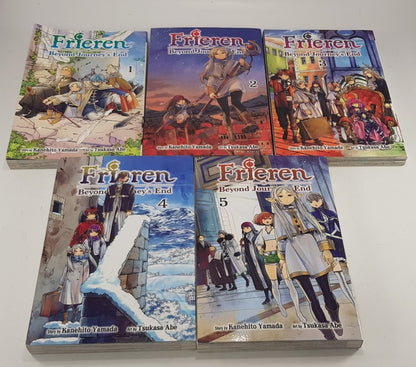 Frieren: Beyond Journeys End Books 1 - 5 Paperback Excellent Condition