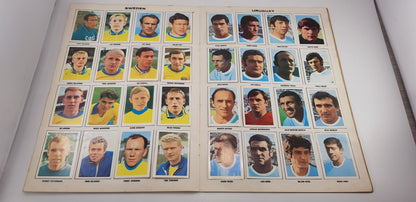 World Cup Soccer Stars Mexico 1970 Football Sticker Book Complete Vintage