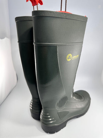 Amblers Green Wellies Safety Steel Toe Cap 2004 Size UK 8 Brand New