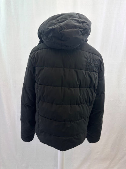 Superdry Altitude Performance Black Puffa Jacket - Size Large