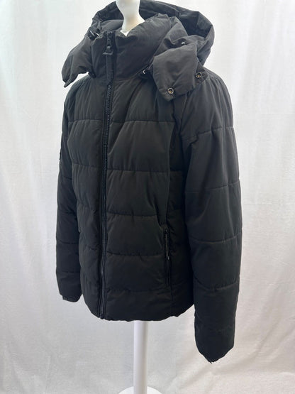 Superdry Altitude Performance Black Puffa Jacket - Size Large