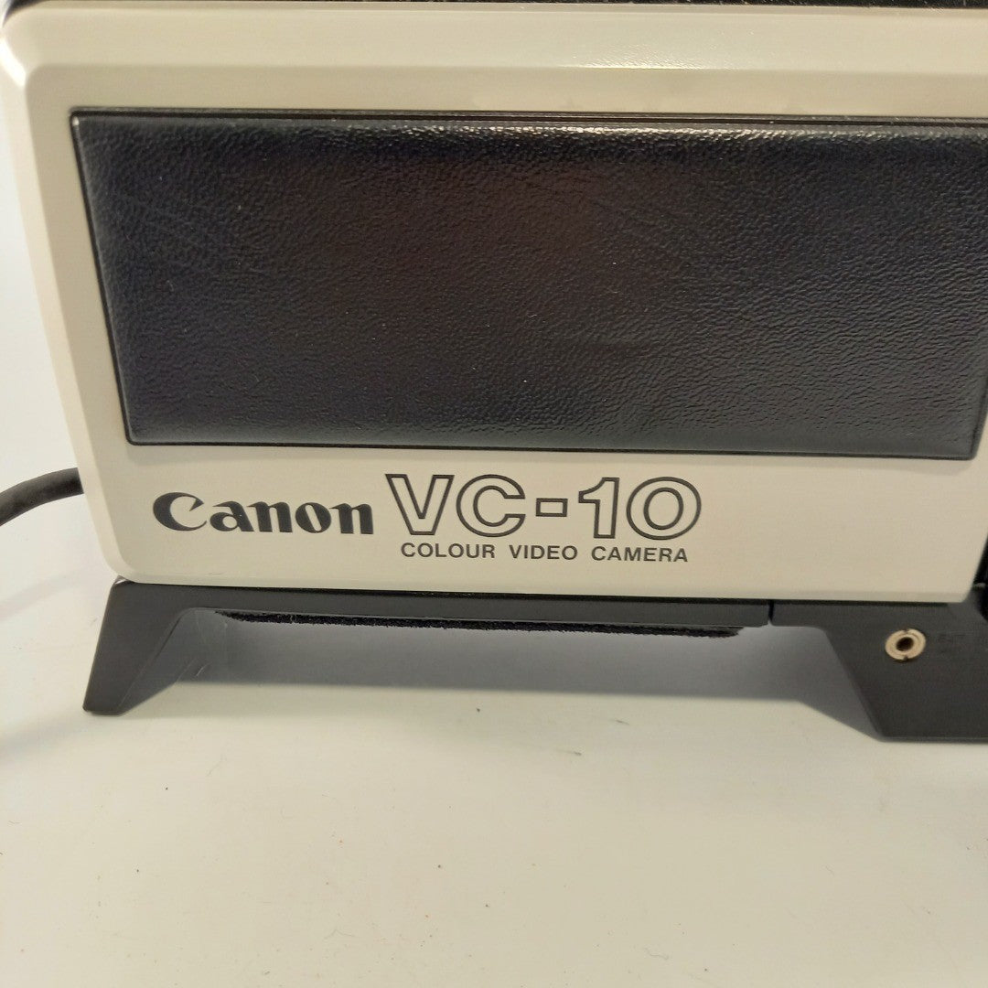 Canon VC-10 Semi Professional Video Camera With Case + Accessories Rare Vintage *Untested*