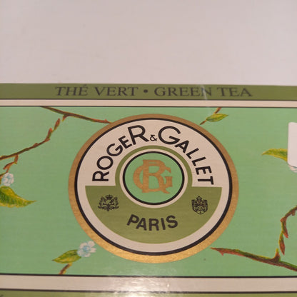 Roger & Gallet Soap Bars x 3 Green Tea The Vert New & Sealed