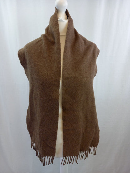 elgin 100% cashmere scarf scotland brown johnstons wrap